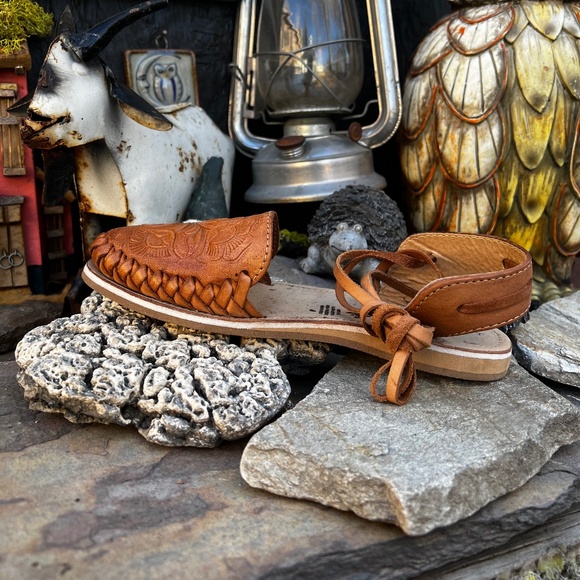 Padilla Leather Mexican Sandals - Picture 3 of 7